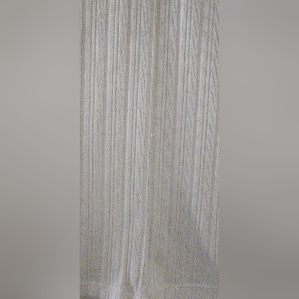 Old Navy Cream Ribbed Ruched Blouse - Picture 3 of 9